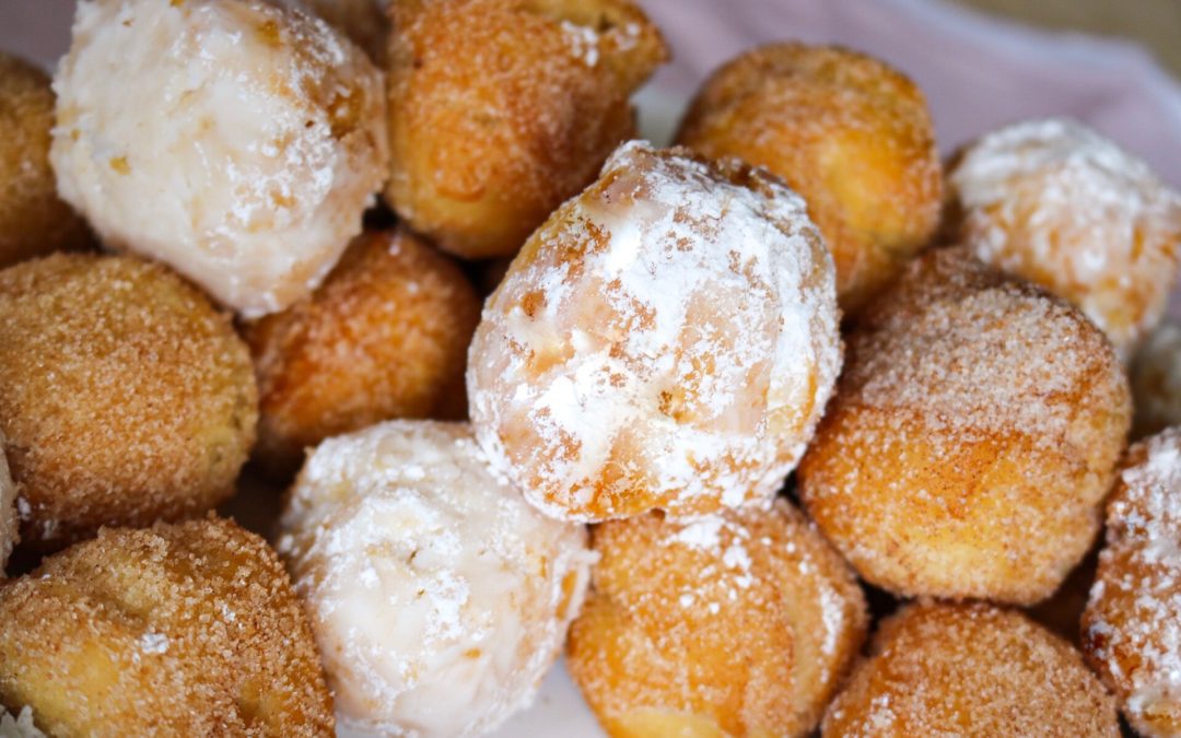Easy Biscuit Dough Donuts + Donut Holes