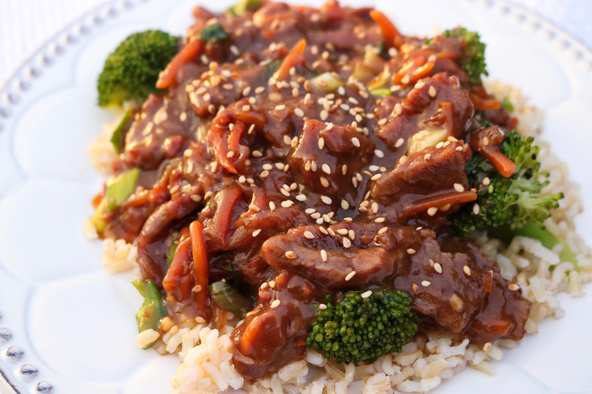 The Best Crock Pot Mongolian Beef | SIMply DELLicious