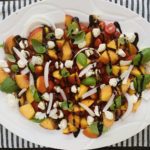 Peach Tomato Mozzarella Salad Recipe